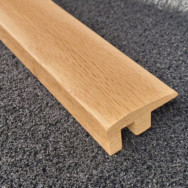 Natural Oak Colour Matched Wood End Profile