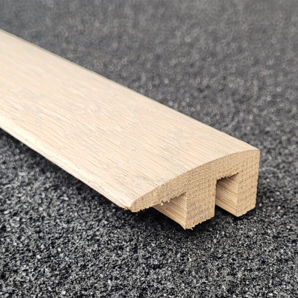 Silver Grey Colour Matched Wood End Profile