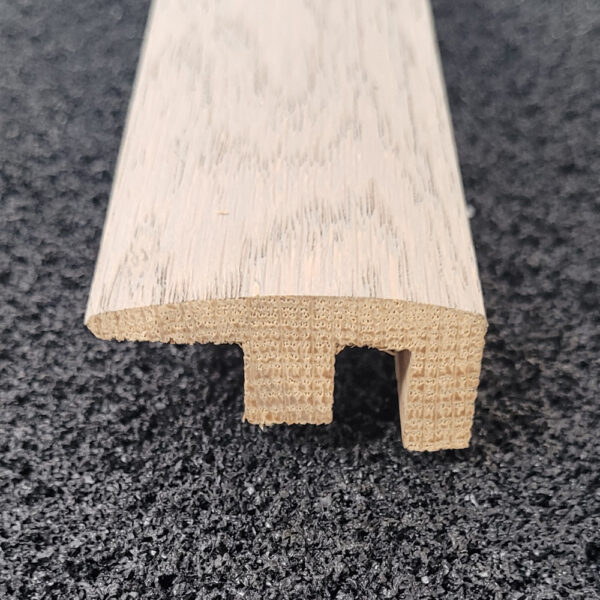 Silver Grey Colour Matched Wood End Profile