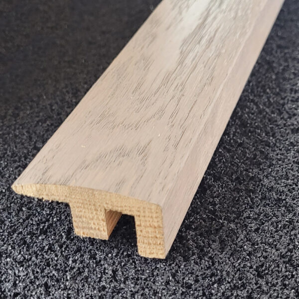 Silver Grey Colour Matched Wood End Profile