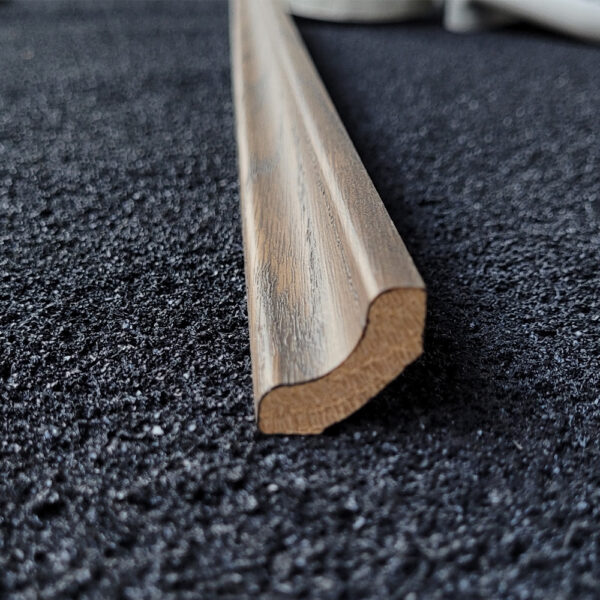 Deep Smoked Colour Matched Wood Scotia