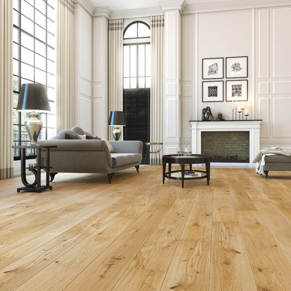 Timba Engineered Oak Flooring | Brushed Matt Lacquered Plank Finish