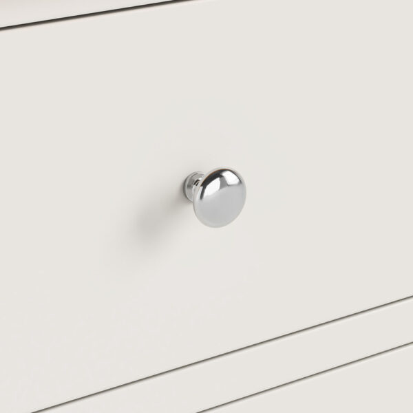 Westcliffe White Bedside Cabinet | Fully Assembled