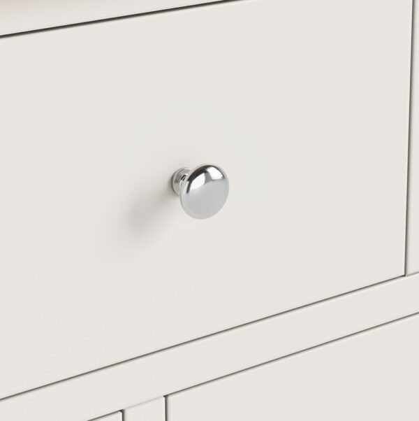 Westcliffe White 5 Drawer Tallboy | Fully Assembled