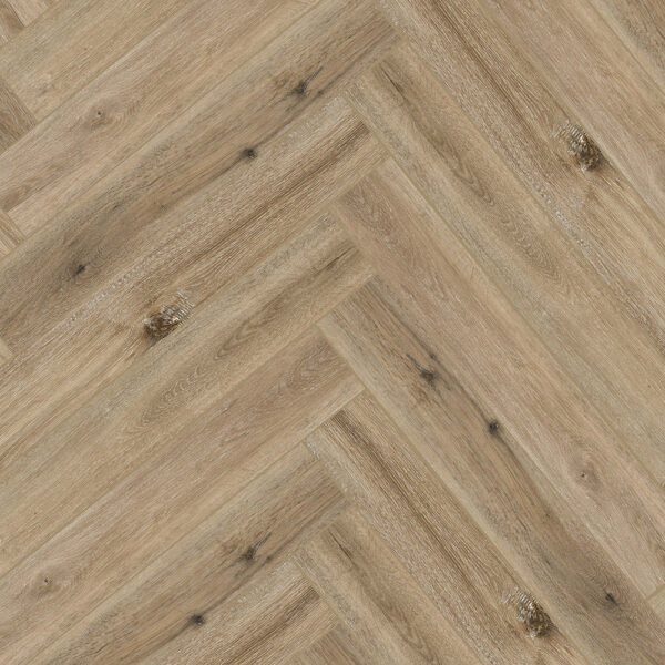 Aquacore Proflex Vinyl Herringbone Flooring | Latte Oak