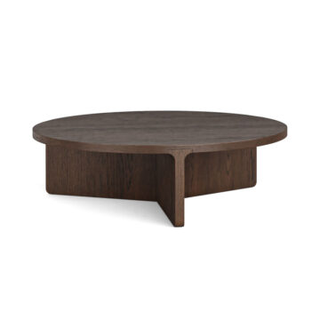 Oakmoor Round Coffee Table 1200 | Assembled