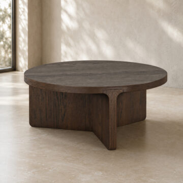 Oakmoor Round Coffee Table 850 | Assembled