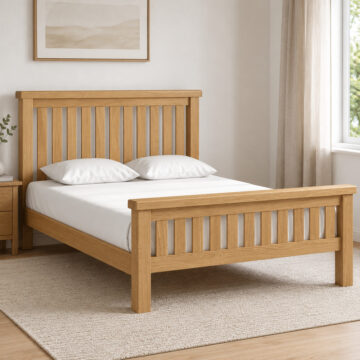 Oak Shire 6' Bed Slatted