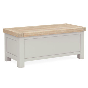 Havenwood Light Grey Blanket Box | Assembled