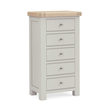 Havenwood Light Grey Tall Boy | Assembled