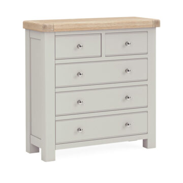 Havenwood Light Grey 2 Over 3 Chest of Drawers | Assembled