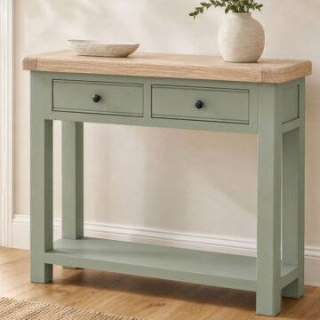 Havenwood Sage 2 Drawer Console Table
