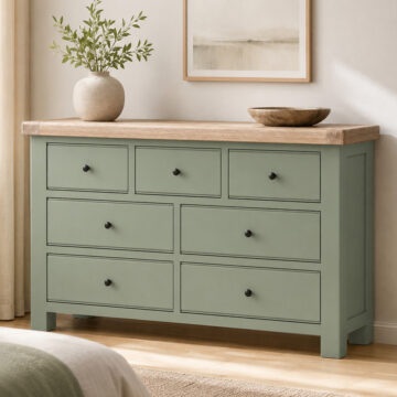 Havenwood Sage 3 Over 4 Chest Sage | Assembled