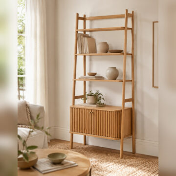 Serenity Oak Bookcase