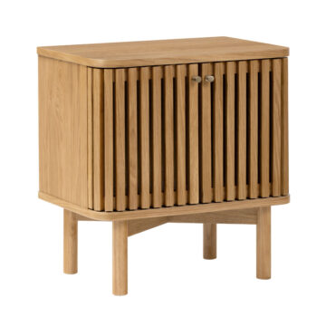 Serenity Oak 2 Door Bedside Cabinet