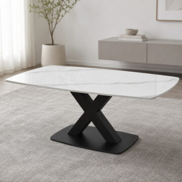 Maiden Coffee Table | White Stone