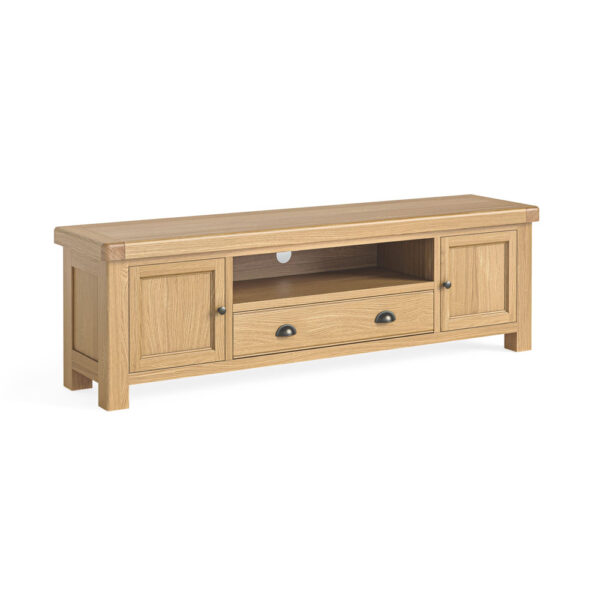 Oak Shire Tv Unit 1900 | Fully Assembled