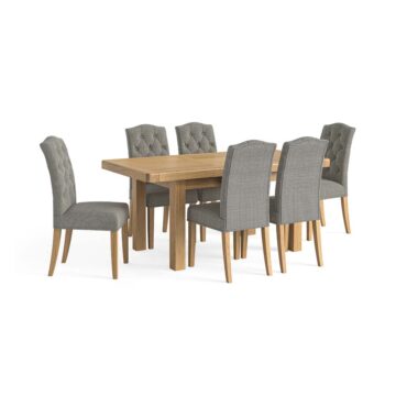 Oak Shire Small Extending Dining Table | 140 – 185cm