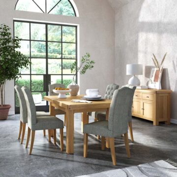 Oak Shire Small Extending Dining Table | 140 – 185cm