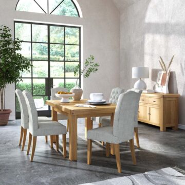 Oak Shire Small Ext Dining Table