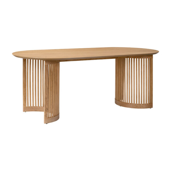 Serenity Oak Oval Dining Table 2000 X 900 | Self Assembly