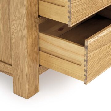 Oak Shire 3 Over 4 Chest of Drawers | Assembled