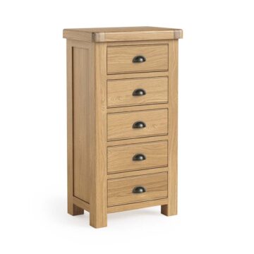 Oak Shire Tall Boy | Assembled