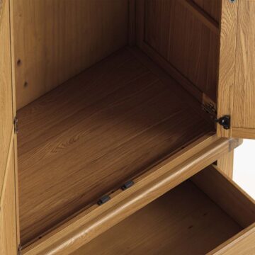 Oak Shire Gents Wardrobe with Drawer