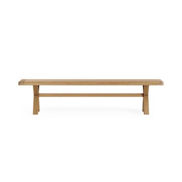 Oak Shire Cross Bench 2000 Without Cushion