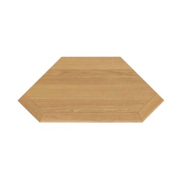 Oak Shire 2 Door Corner TV Unit 100cm | Assembled