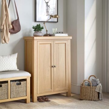 Oak Shire Shoe Storage | Assembled