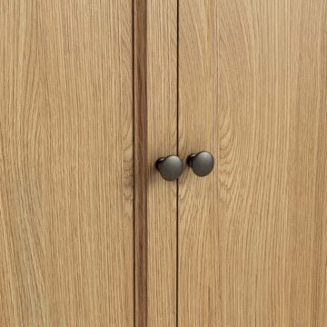 Oak Shire Shoe Storage | Assembled