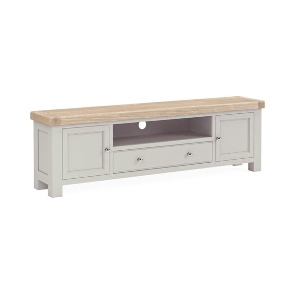 Havenwood Grey Tv Unit 1900 Light Grey | Fully Assembled