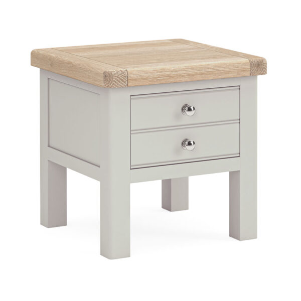 Havenwood Grey Lamp Table Light Grey | Bedside Table | Fully Assembled