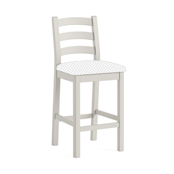 Havenwood Grey Bar Stool Without Cushion Light Grey | Self Assembly
