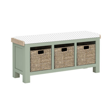 Havenwood Sage Storage Bench Without Cushion Sage | Assembled