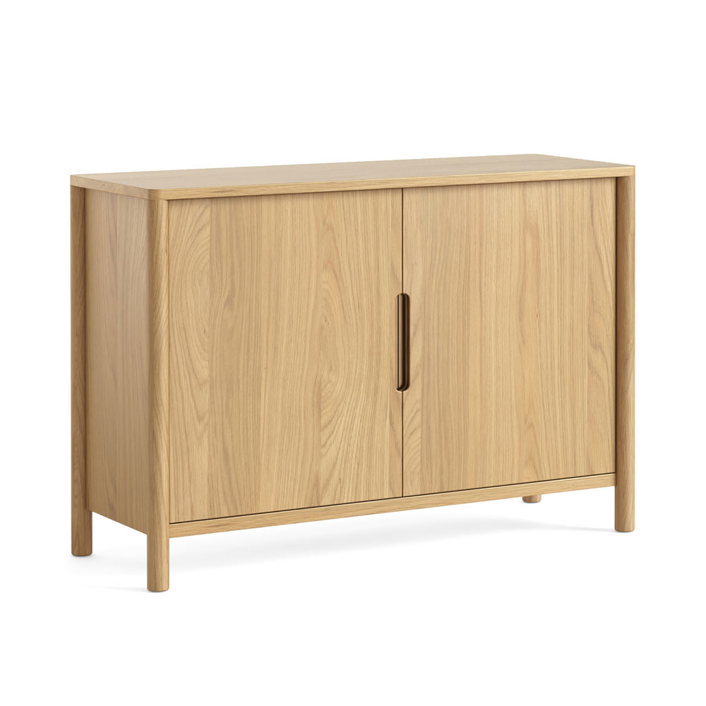 Solstice Oak Small Sideboard Fully Assembled Oak World