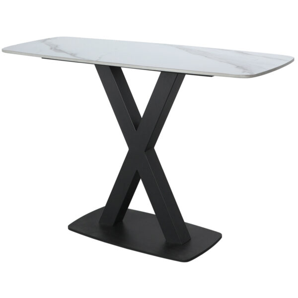 Maiden Console Table | White Stone