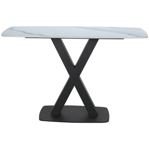 Maiden Console Table | White Stone | Assembly Required