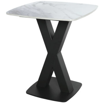 Maiden Lamp Table | White Stone