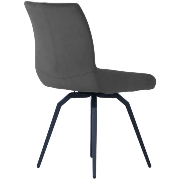 Maiden Swivel Chair Dark Grey | Assembly Required