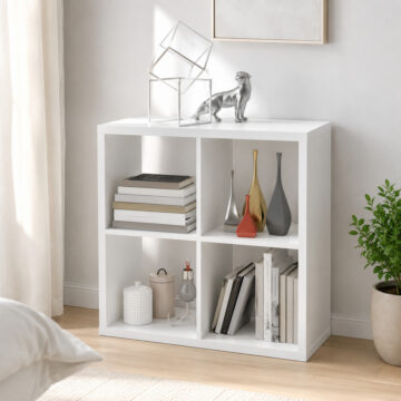 Mauri Cube 2x2 Storage Unit in Matt White