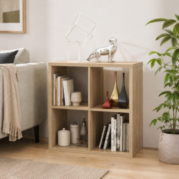 Mauri Cube 2x2 Storage Unit in Sonoma Oak