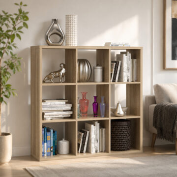 Mauri Cube 3x3 Storage Unit in Sonoma Oak