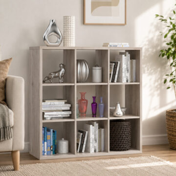 Mauri Cube 3x3 Storage Unit in Sand Oak