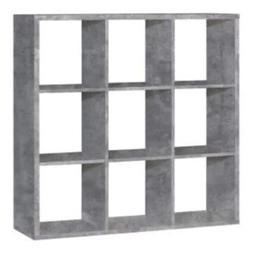Mauri Cube 3×3 Storage Unit in Concrete Grey