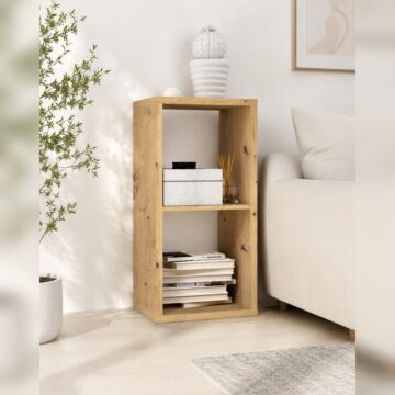 Mauri Cube 1 Shelf Storage Unit in Artisan Oak