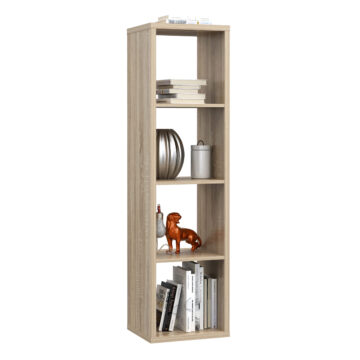 Mauri Cube 3 Shelves Storage Unit | Sonoma Oak