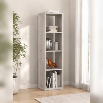 Mauri Cube 3 Shelves Storage Unit in Sand Oak