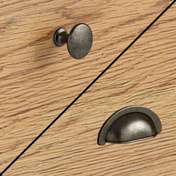 Ancroft Waxed Oak 3 Over 4 Chest of Drawers | Assembled